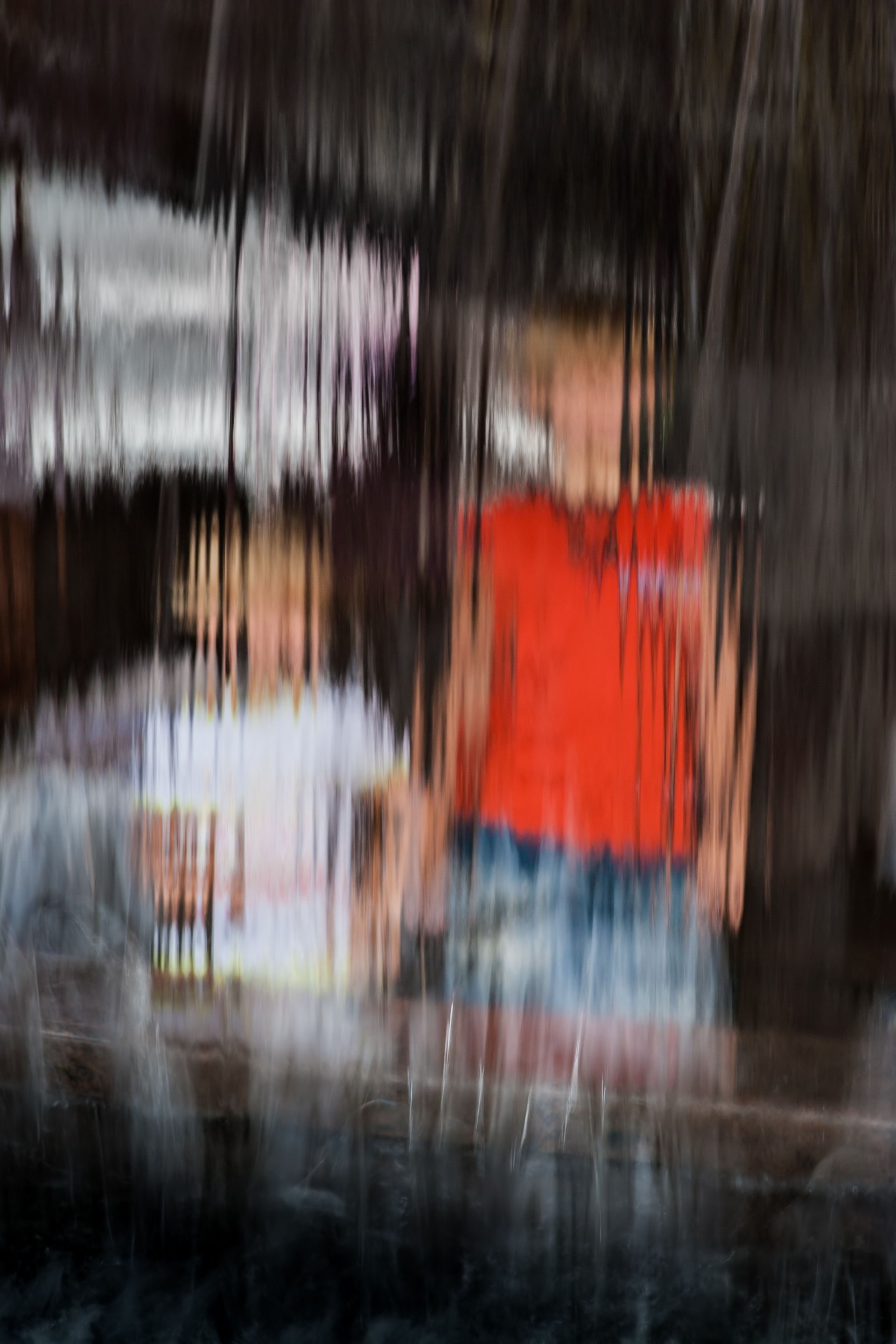 Silhouettes of children